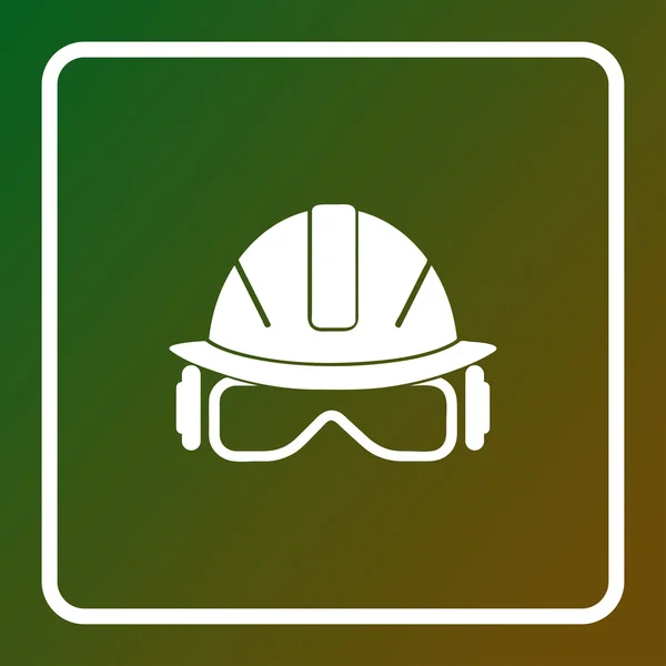 Helmet Icon Vector design — Stock Vector