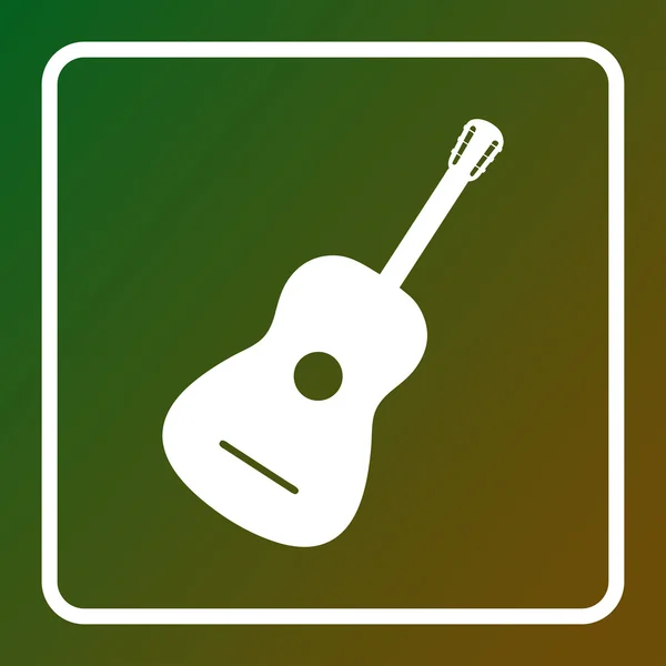 Guitar icon web vector — Stock Vector