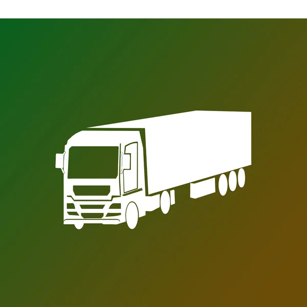 Pittogramma del camion. stile web design — Vettoriale Stock