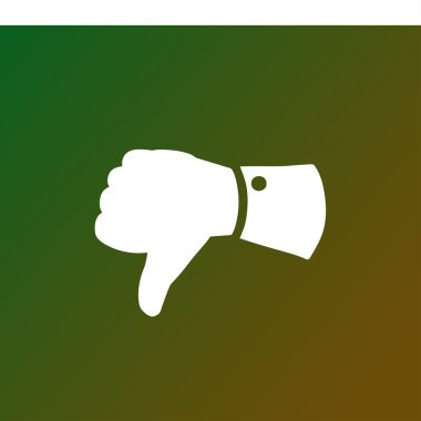 Simge vektör başparmak. Web tasarım stili