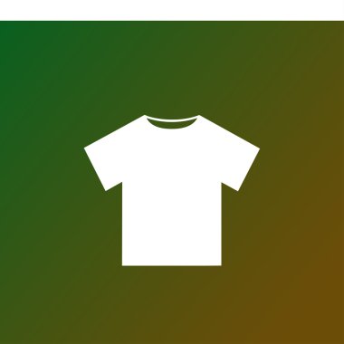 T-shirt simge vektör. Web tasarım stili