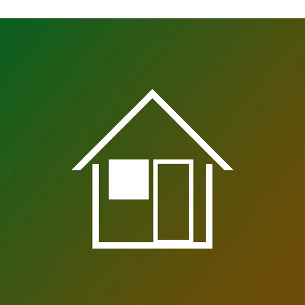 Home-Symbol. Webdesign-Stil — Stockvektor