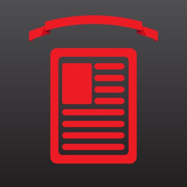 klibi kurulu simgesi. Web tasarım stili