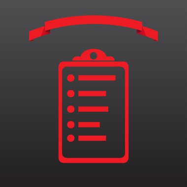 klibi kurulu simgesi. Web tasarım stili