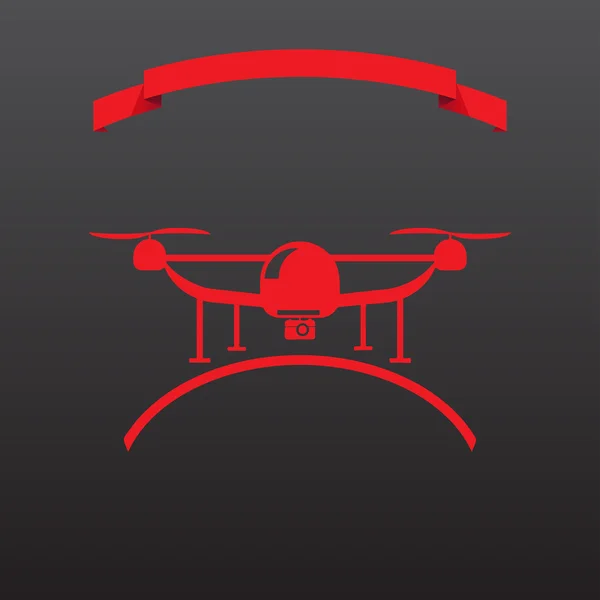 Drone Icon JPG Vector. estilo de diseño web — Vector de stock