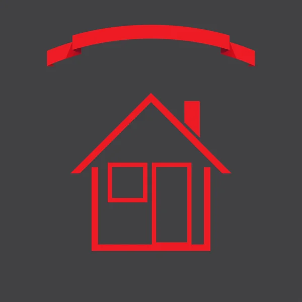 Home icon. web design style — Stock Vector