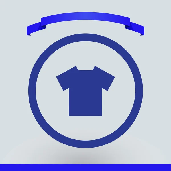 T-shirt Icon Vectorshield icon. web design style — Stock Vector