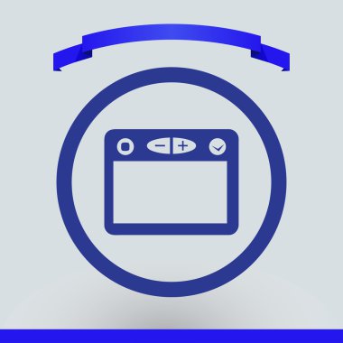 tarayıcı simgesi. Web tasarım stili