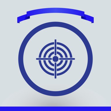 hedef web simge vektör.