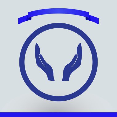 Vektör koruma simgesi eller. Web tasarım stili