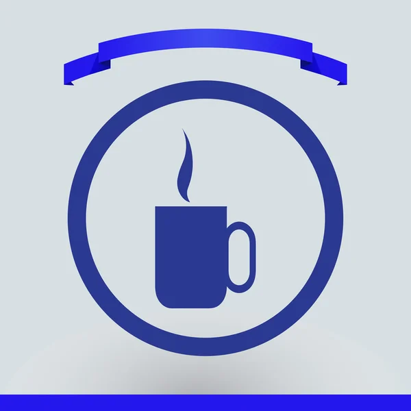 Κατανάλωση μεγέθη φλυτζανιών καφέ. Κοκτέιλ εικονίδιο σχεδιασμός ιστοσελίδων — Διανυσματικό Αρχείο