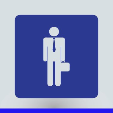 Adam simgesi. Web tasarım stili
