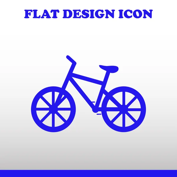 Icono de bicicleta Diseño web — Vector de stock