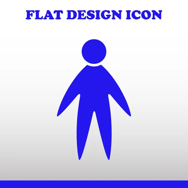 Man Icon Vector Illustration — Stock Vector