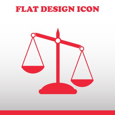 Vektör ölçekler web simgesi