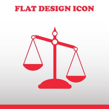 Vektör ölçekler web simgesi