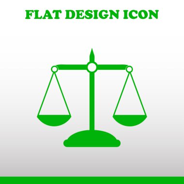 Vektör ölçekler web simgesi