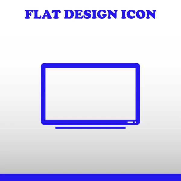 TV flatscreen lcd, plasma realistische vector illustratie. — Stockvector