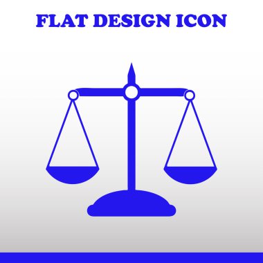 Vektör ölçekler web simgesi