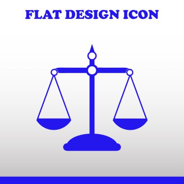 Vektör ölçekler web simgesi