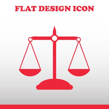 Vektör ölçekler web simgesi