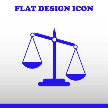 Vektör ölçekler web simgesi