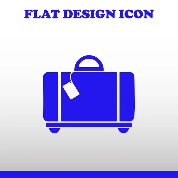 Bagage vector web pictogram — Stockvector