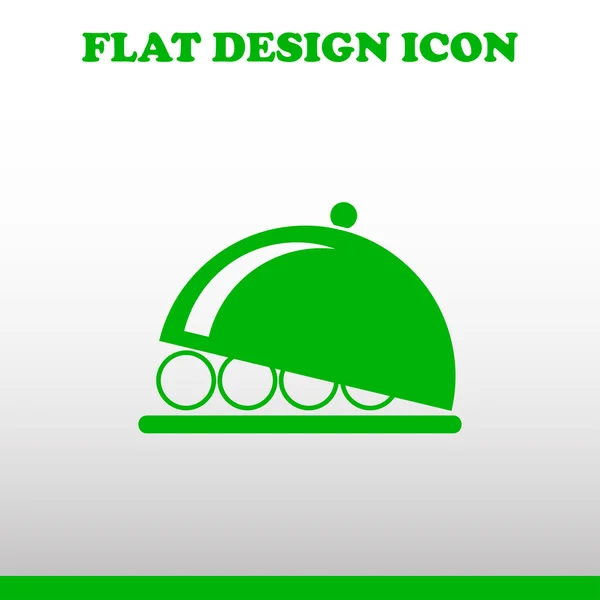 Illustration vectorielle d'icône de plateau eps10 . — Image vectorielle