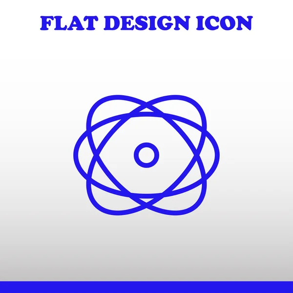 Conception web Atom Icon — Image vectorielle