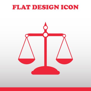 Vektör ölçekler web simgesi