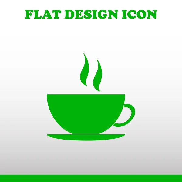 Kaffeetasse Web-Ikone — Stockvektor