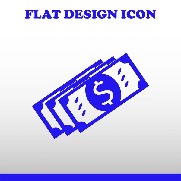 Pièce avec signe dollar icône simple sur fond gris. Illustration vectorielle . — Image vectorielle