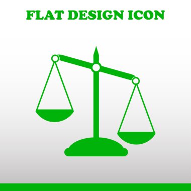 Vektör ölçekler web simgesi