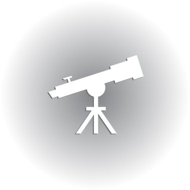 Spyglass simgesi. İnce çizgili Tema