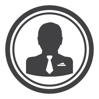 Adam simgesi. Web tasarım stili