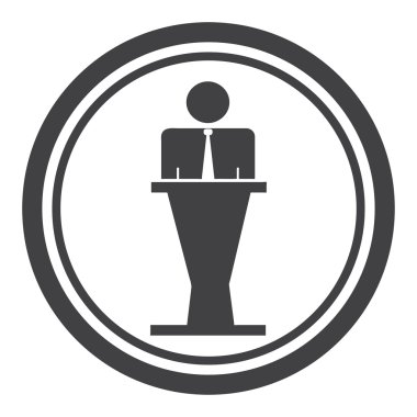 Adam simgesi. Web tasarım stili