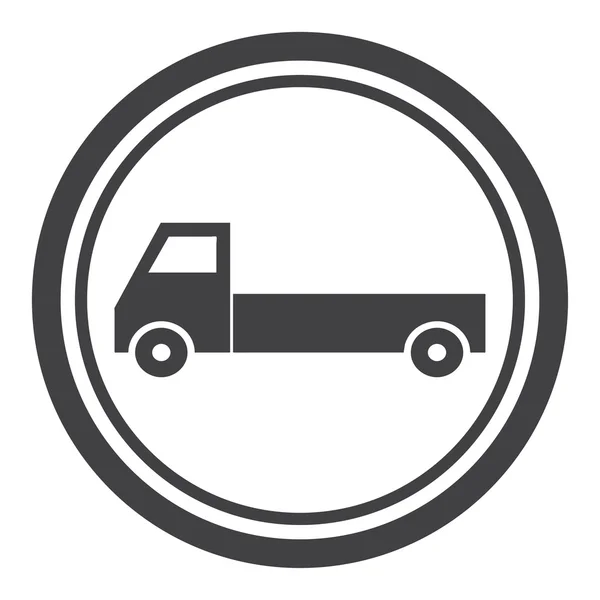 Pictogramme du camion. style de conception web — Image vectorielle