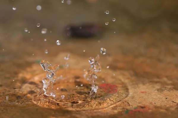 Water splash or water drop — Stock Photo, Image