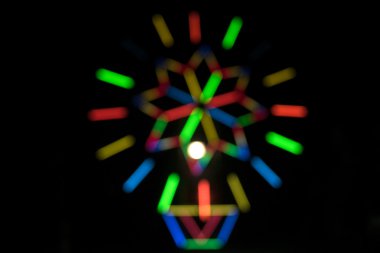 bulanık ışık arka plan gece ışık Festivali - Asya Tayland