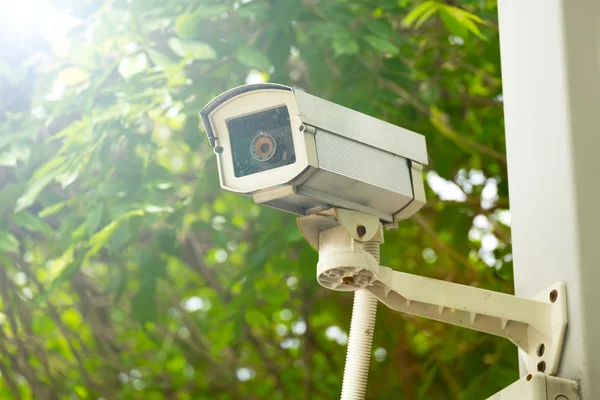 Enregistrement CCTV des événements importants et un poste de garde — Photo