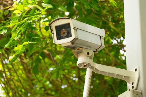 Registrazione CCTV eventi importanti e una guardia — Foto Stock