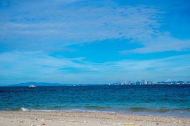 deniz scape Pattaya beach, Tayland.