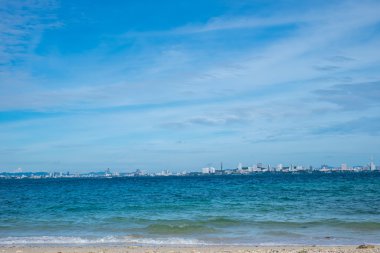 deniz scape Pattaya beach, Tayland.