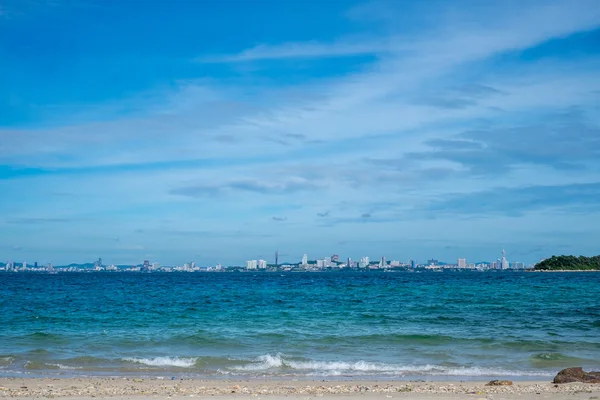 deniz scape Pattaya beach, Tayland.