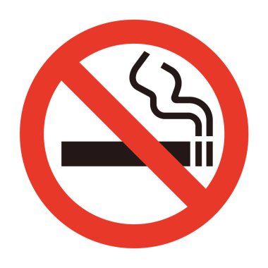 Sigara içme işaretinin vektör tasarımı