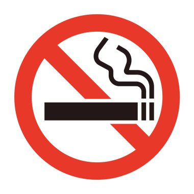 Sigara içme işaretinin vektör tasarımı