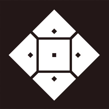 Bu geleneksel Japon aile armasının vektör çizimi 