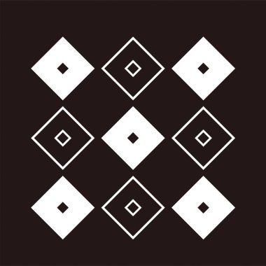 Bu geleneksel Japon aile armasının vektör çizimi 