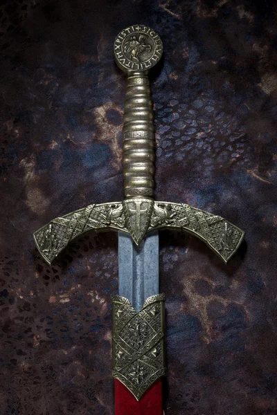 Ancient sword on a beautiful background — Stock Photo, Image