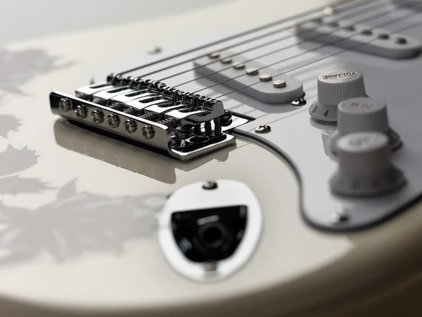 Elektro gitar koyu arka plan üzerinde — Stok fotoğraf